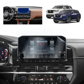 BSTW for 2024 Nissan Pathfinder Screen Protector for 2022 2023 2024 2025 Nissan Pathfinder SL Platinum for NissanConnect 9" Display Bubble Free Soft Nano Protective Film 2PCS