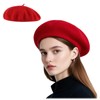 ZHYUAN French Beret hat,Wool Beret Hat,Warm Beret Cap,Ladies Beret Hat,Stylish
