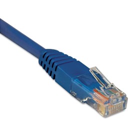 Tripp Lite Cat5e 350MHz Molded Patch Cable (RJ45 M/M) - Blue, 100-ft.(N002-100-BL)