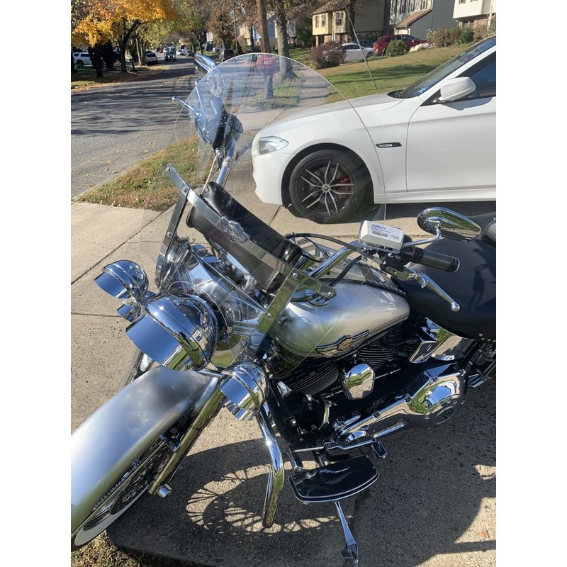 Sled Shields 20" Clear Replacement Windshield Compatible with Harley Davidson