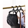 SEEBRIDER Purse Hanger Closet, Purse Holder for Closet Grey Backpack