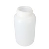 Sanbo PE Wide Mouth Bottle, White, 2 L