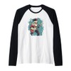 Shredding Nutcracker with a Cool Electric Guitar Costume Raglan Baseball