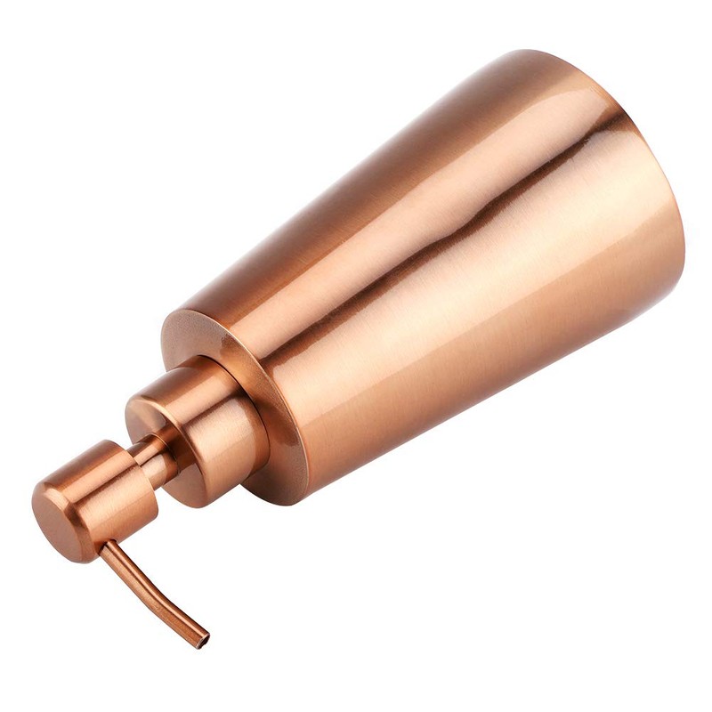 350ml Stainless Steel Liquid Soap Shampoo Lotion Dispenser Pump, Square