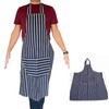 Pinochukka Durable Chef's Apron with Double Pockets, Adjustable Polyester Straps