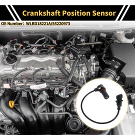 REPAIROCK 1 Pc Crankshaft Position Sensor for MAZDA BT-50 Pickup 3.0CDVi 06-15 Crank CKP Sensor Sturdy Metal Plastic Engine Black