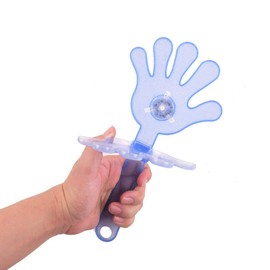 Alipis Director Sound Clapper Led Hand Clapper Noise Makers: 5 Pcs Light Up Clapping Hands Flashing Hand Clappers for Sports Game Concerts Fiesta Party Supplies Random Clapping Hand Machine