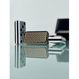 Domino Profesional Rombos Dorado