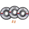 kwb 3 x Sanding Discs 115 mm in Storage Box