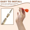 Wangzzniu 15 Pcs Dart Weights Brass Dart Stem Weight 3