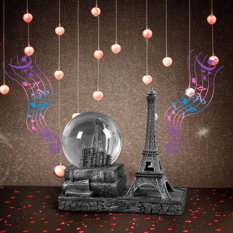 Eiffel Tower Snow Globe