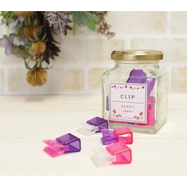 TOHKIN Cute Smart Clip Mat, BERRY SMC-L10MT-BE, Pack of 10