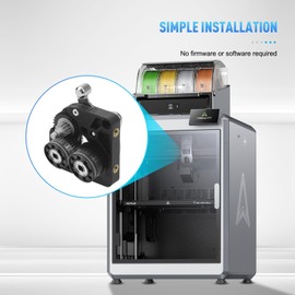 K2 Plus Upgrade Extruder Gear olzzdda 3D Printer Extruder kit, 3D Printer Accessories Ender 3 k2 Plus Dual Drive Gear Extruder