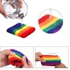 3PC Headband and Sweatband Rainbow Set – Rainbow Wristband and
