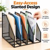 Metal Mesh Desk File Organizer for Documents and Books –