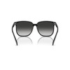 COACH Women's HC8413BD Square Sunglasses, Black/Grey Gradient, 58 mm