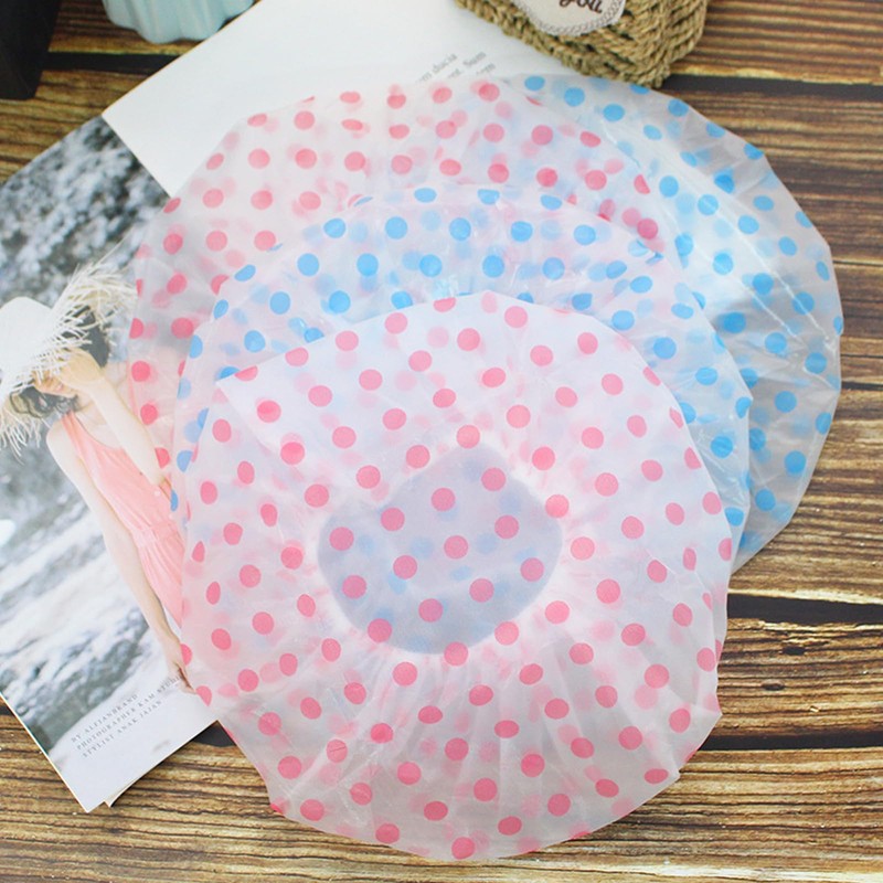 TCPENG® 3 Pack Shower Caps for Women, Waterproof Shower Caps