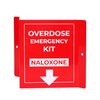 Overdose Emergency Kit Naloxone 3D Sign | Red