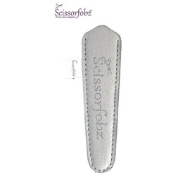 SCISSORFOBZ Designer Scissors Sheaths Shears Protective Covers-For Small Embroidery Scissors - Matt Silver Color-#SS-31