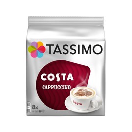 2 x Tassimo Costa Cappuccino 16 Discs / 8 Servings (Total 32 Discs/16 Servings)