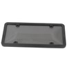 License Plate Frame Cover Set Standard Fit Smoky UV Resistant