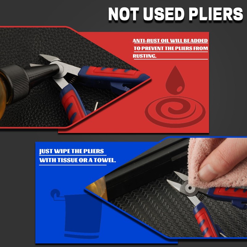 GOLD DEER Side Cutting Pliers Ultra Sharp Electronics Pliers Model