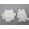 Gabbies Dollhouse Cat Cookie Cutter & Stamp