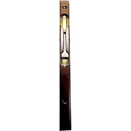 Bricoleva.it Steel Lever Lock - Suitable for 16 mm Wooden Doors - Bronzed - 25 cm