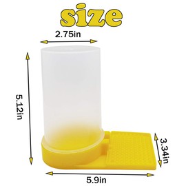 ROYHOO 3 Pack Beehive Beekeeping Water Dispenser Bee Drinking Beekeeping Equipment Honey Beehive Entrance Feeder Nest Beekeeper Tools