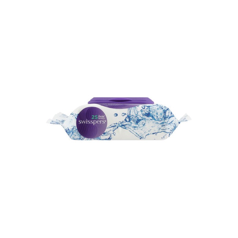 Swisspers Original Facial Wipes 25 Pack