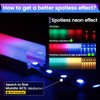 Muzata 5Pack 3.3FT/1M Spotless LED Channel with Hanging Wire No