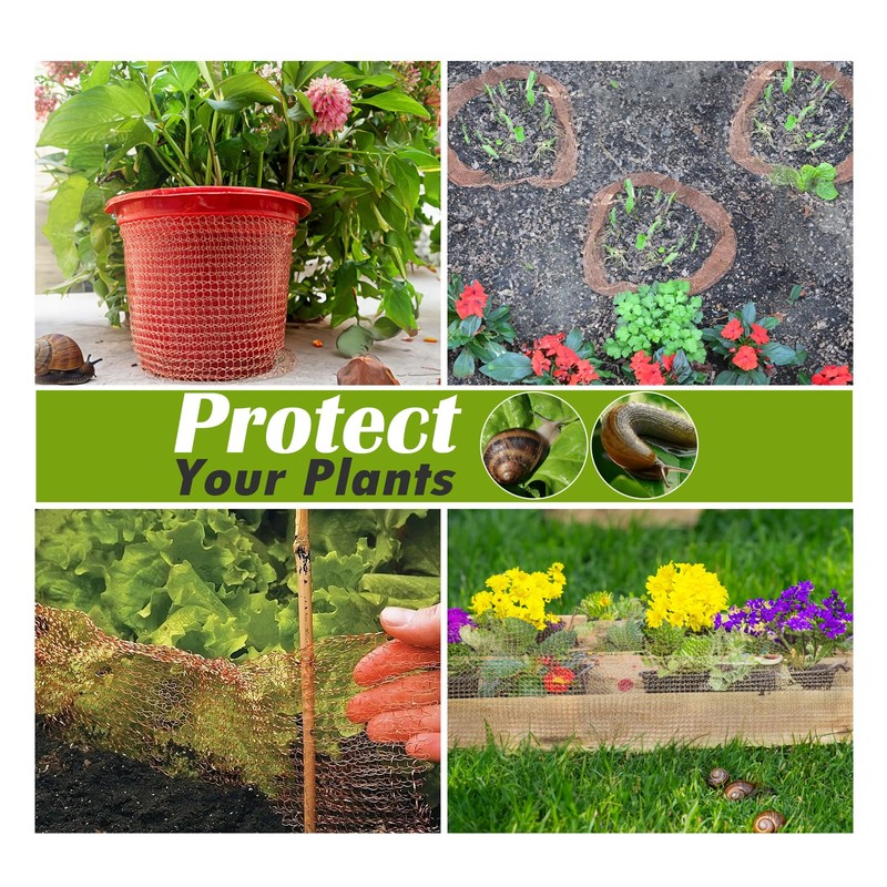 Copper Mesh Rodent Control Copper Wool for Slugs Mice Pest