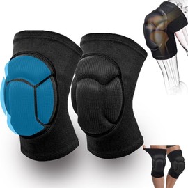 Rodilleras Voleibol de Deportivas, 1 Par Rodilleras de Espuma Gruesa, Antideslizantes y transpirables, Rodilleras para Deportes al aire libre, adecuadas para voleibol, baloncesto, yoga, correr(Chico)