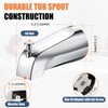 Tub Spout with Pull Down Diverter – Slip-Fit Bathtub Faucet