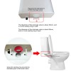 Premium Quality Stable Stylish 2-Inch Split Toilet Tank Foam Sealing