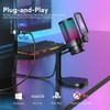MAONO - Micrófono USB para PC, micrófono RGB para juegos