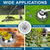 vidica 10 Inch Weed Eater Attachments, Steel Wire Weed Wacker