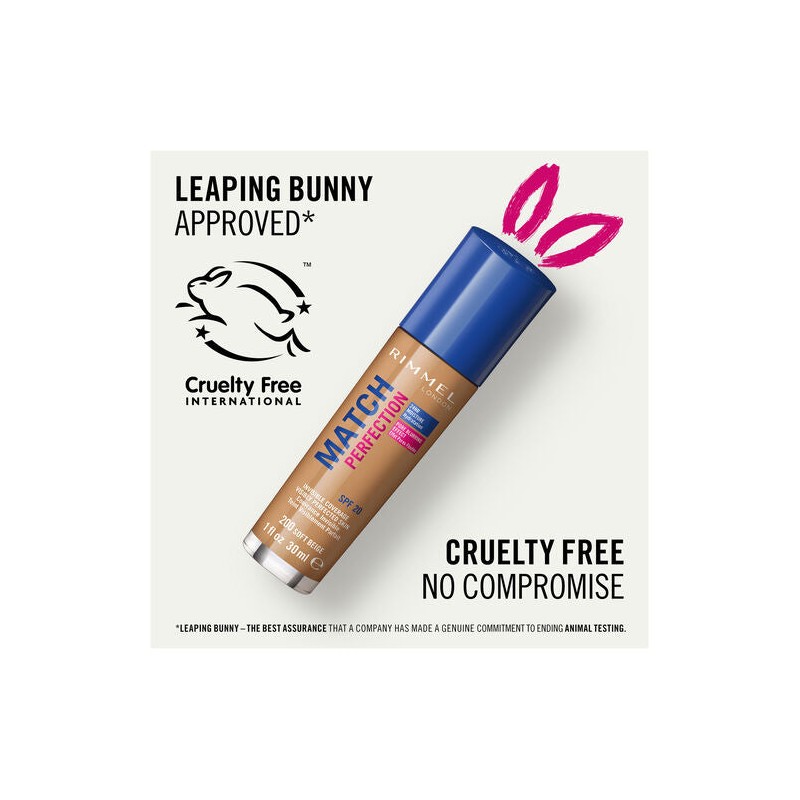 Rimmel Match Perfection Foundation 200 Soft Beige