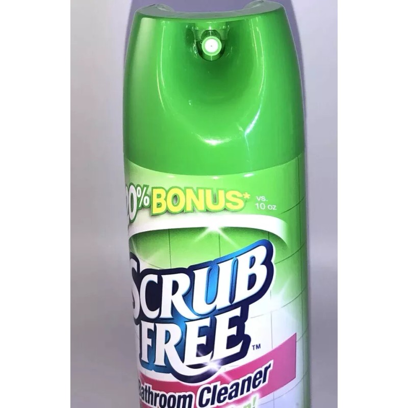 Scrub Free BATHROOM CLEANER W Foaming Action 12oz Pack of