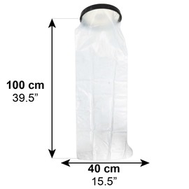PEPE - Long Waterproof Leg Protector for Plaster Dressings (100 cm), Cast Protection Waterproof Leg Adults, Water Protection for Plaster Dressings, Cast Protection Waterproof Foot