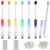 Mulaibdin 7 Pcs Beadable Pens Kit, Dual Purpose Stylus Pens