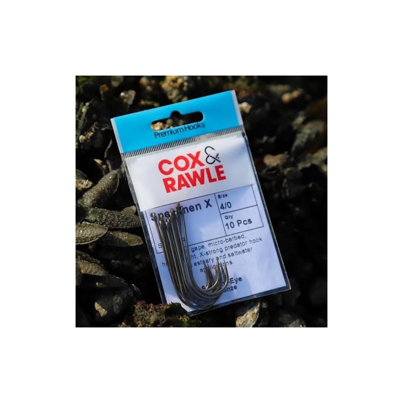 Cox & Rawle Premium Hooks Specimen X Size 6/0 Qty