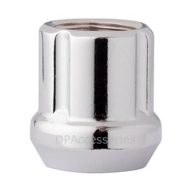 DPAccessories Chrome Wheel Locks 12x1.25 Open End Spline Tuner Locking Lug Nuts - Dual Hex LOS2L5HC-CH04LK4
