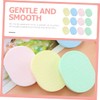 BIUDECO Professional Makeup Facial Sponges Wash Round Face Sponge for