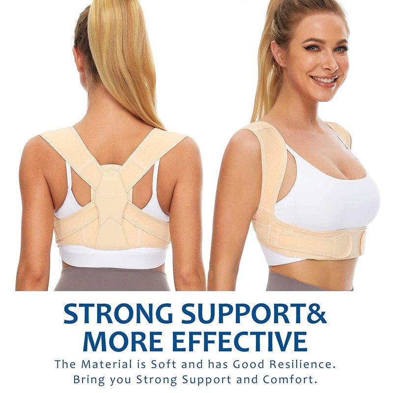Vicorrect Posture Corrector for Women and Men, Adjustable upper back
