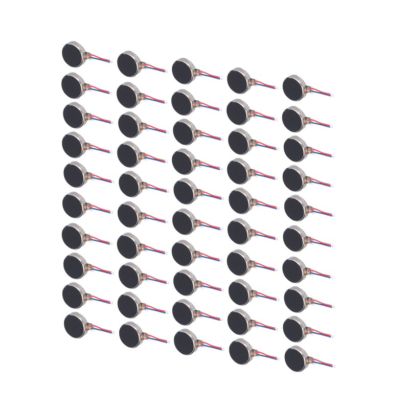 50Pcs Mini Vibration Motors DC 3V 10x2.7mm Anti Interference Small