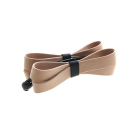VINGTAINE H-421-BE Bi-Color Ribbon, Banana Clip, Beige, beige
