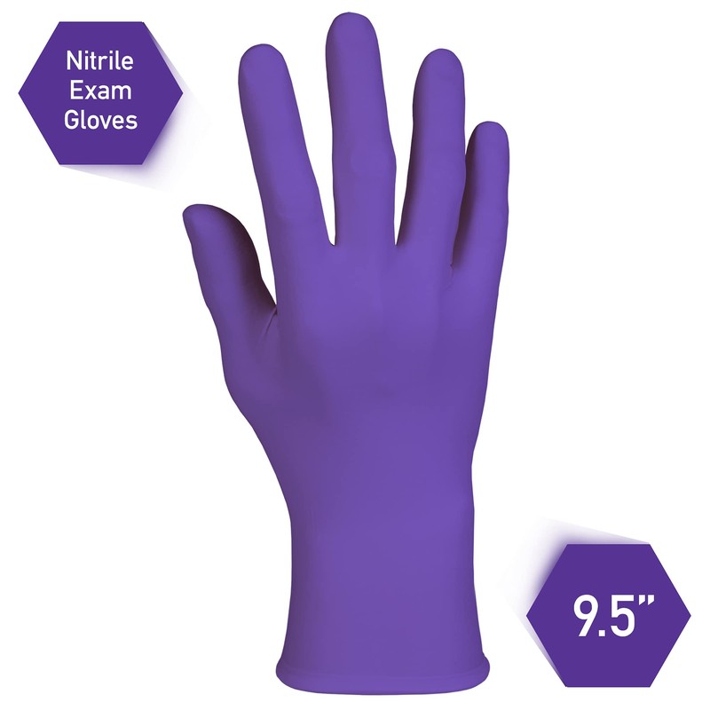 Kimberly-Clark * Purple nitoriru・pauda-huri-・iguzamu・guro-bu 100 Piece (purosupekku) , , , purple