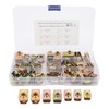 60Pcs U Nut Clip Kit Strong Rust Resistance High Elasticity