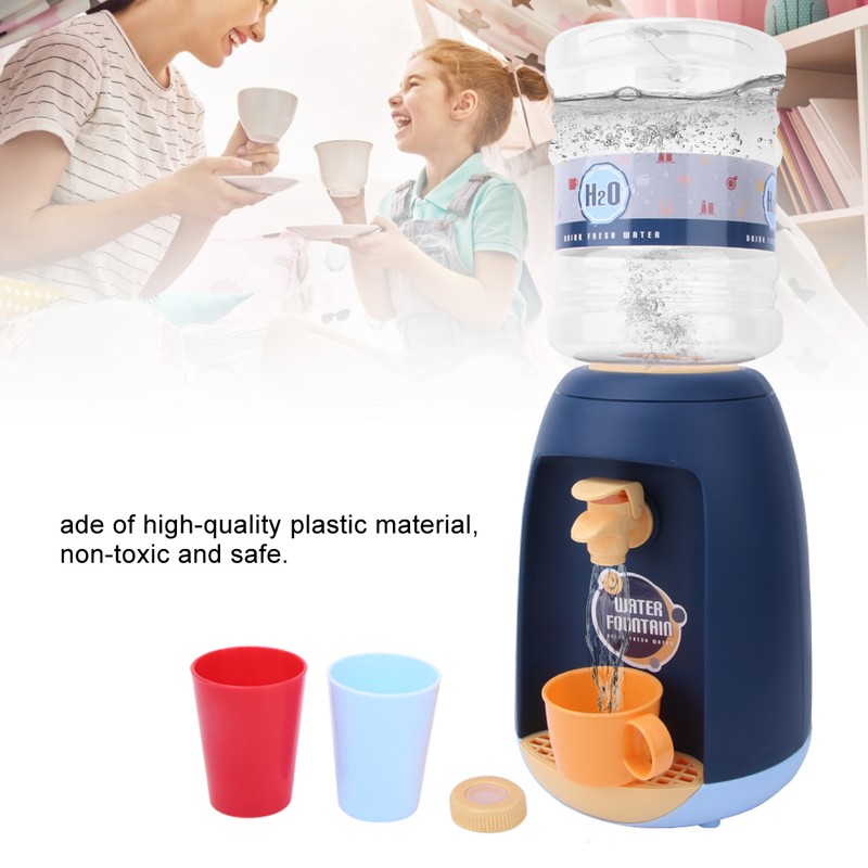 Simulation Water Dispenser Drinking Fountain Furniture Kitchen Girls Pretend Play